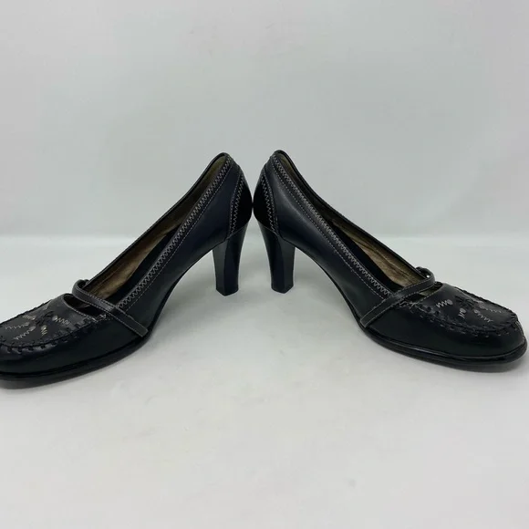 SO Faux Leather Mary Jane Pumps Womens Size 8.5 - Picture 3 of 10